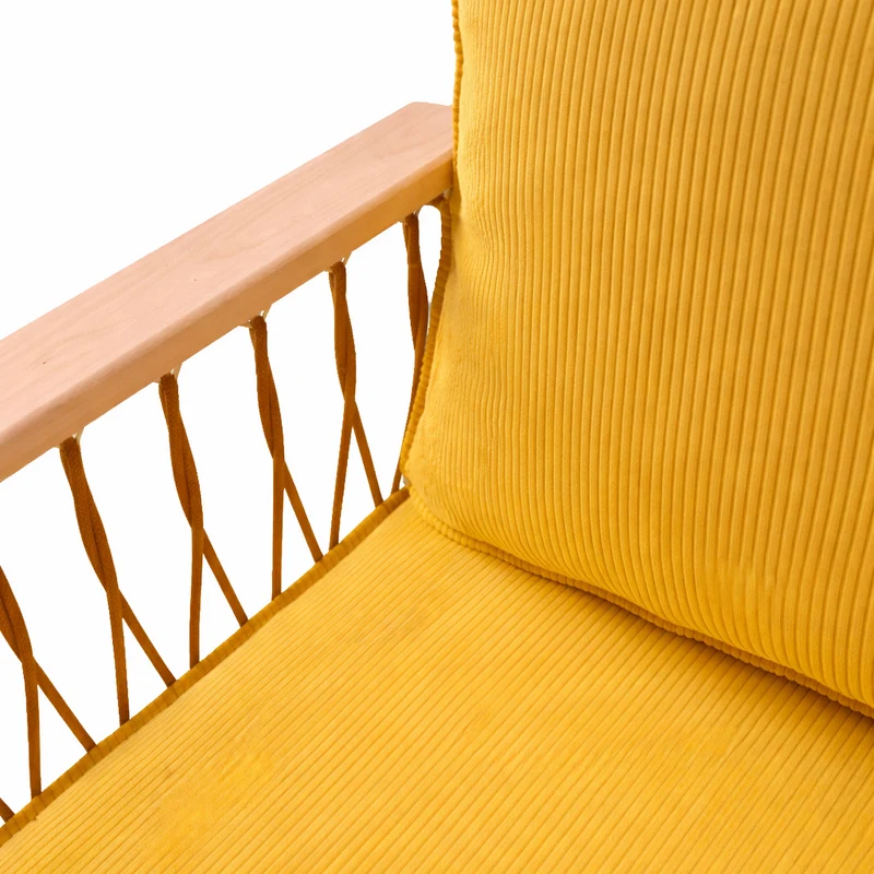 Banquette Croisette velours côtelé