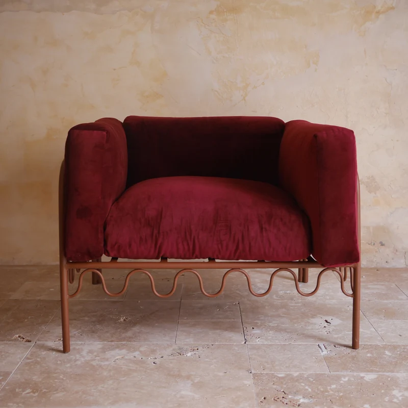 Fauteuil Dolores Velours
