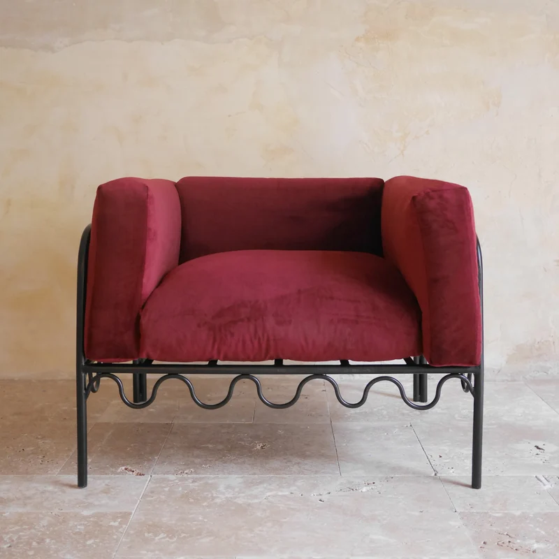 Fauteuil Dolores Velours