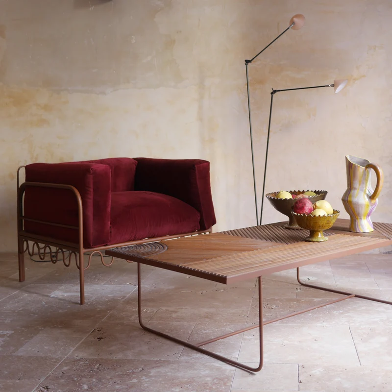 Fauteuil Dolores Velours