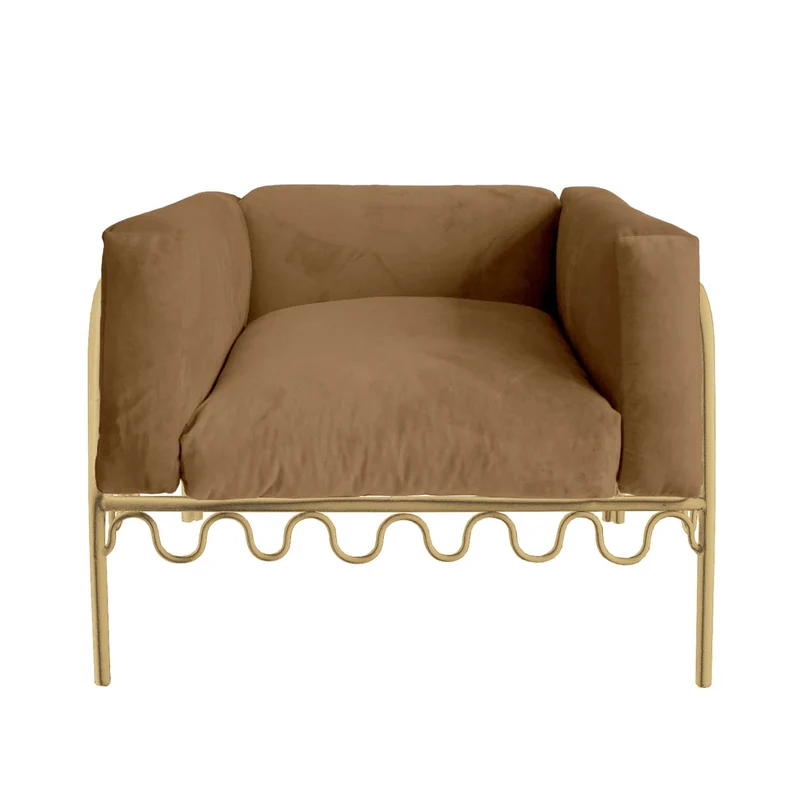Fauteuil Dolores Velours