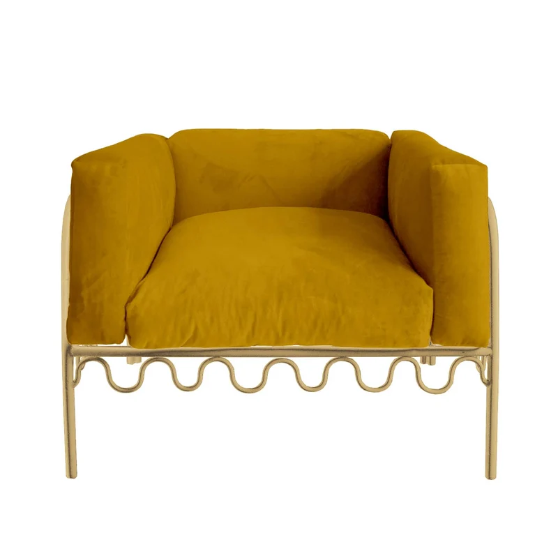 Fauteuil Dolores Velours