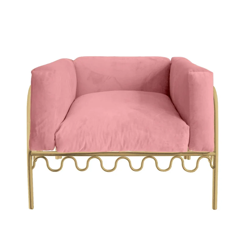 Fauteuil Dolores Velours