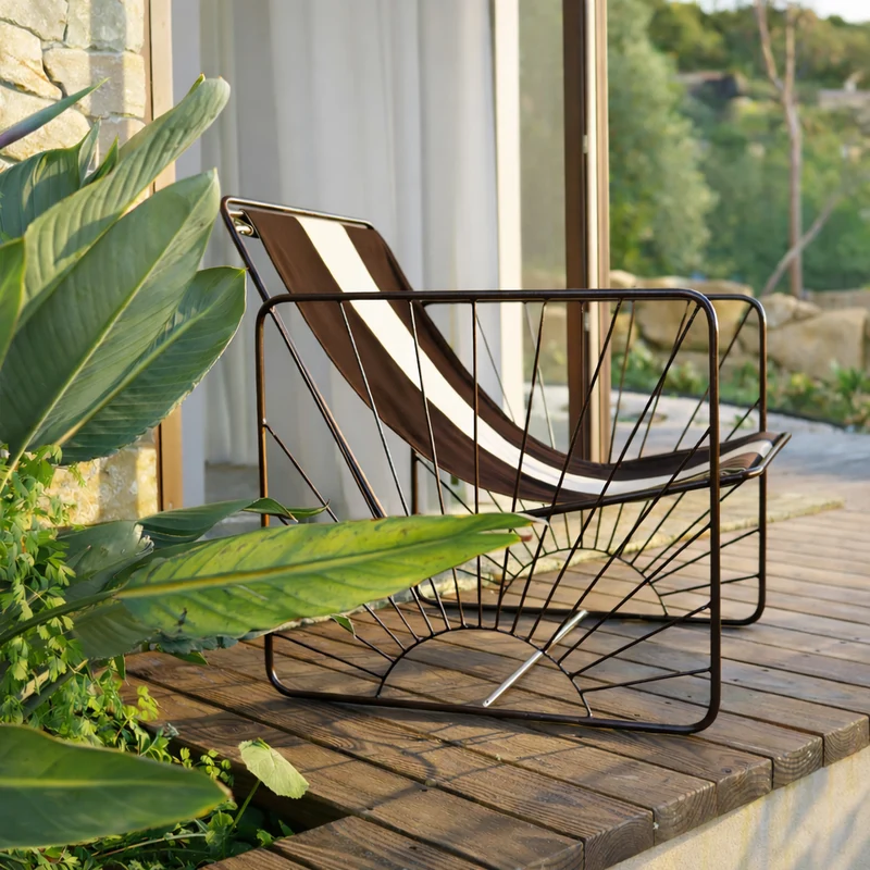 Fauteuil 3 rayures Eldorado