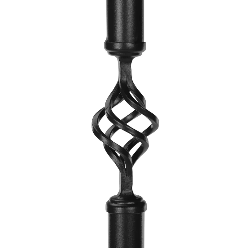 Porte-manteau en métal martelé noir avec 8 crochets - I 2065