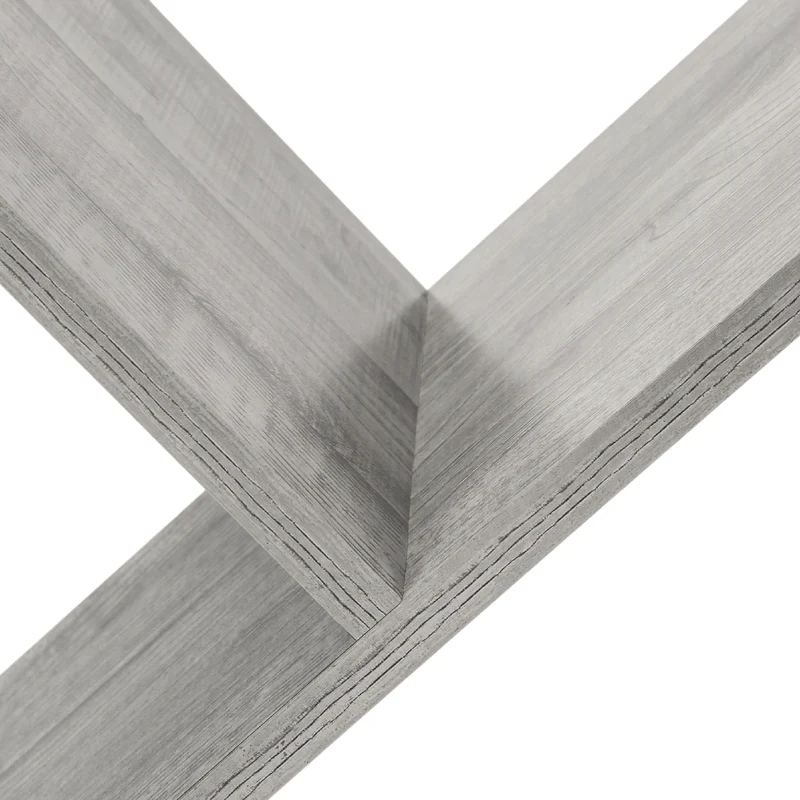 Étagère en métal noir avec 6 tablettes en MDF/stratifié - I 2200-2201-2202