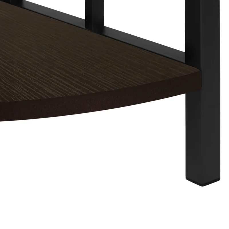 Étagère de coin en métal avec 4 tablettes en MDF/stratifié - I 3610-3611-3612-3613