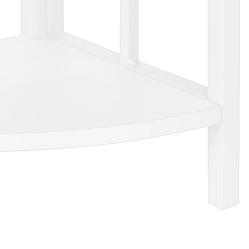 Étagère de coin en métal avec 4 tablettes en MDF/stratifié - I 3610-3611-3612-3613