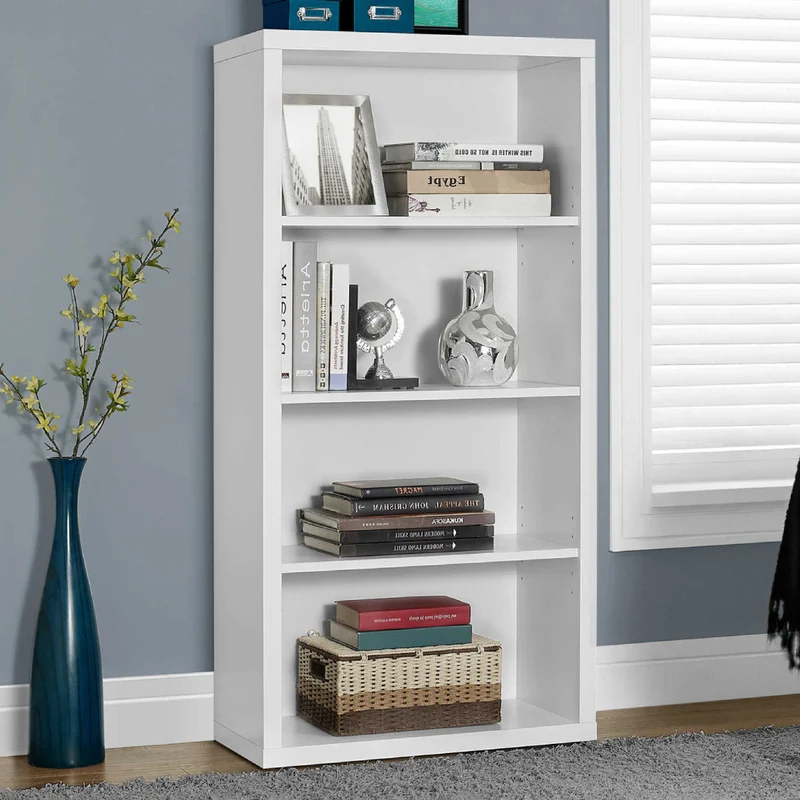Étagère en MDF/stratifié avec 4 tablettes - I 7404-7405-7406-7407-7059-7060