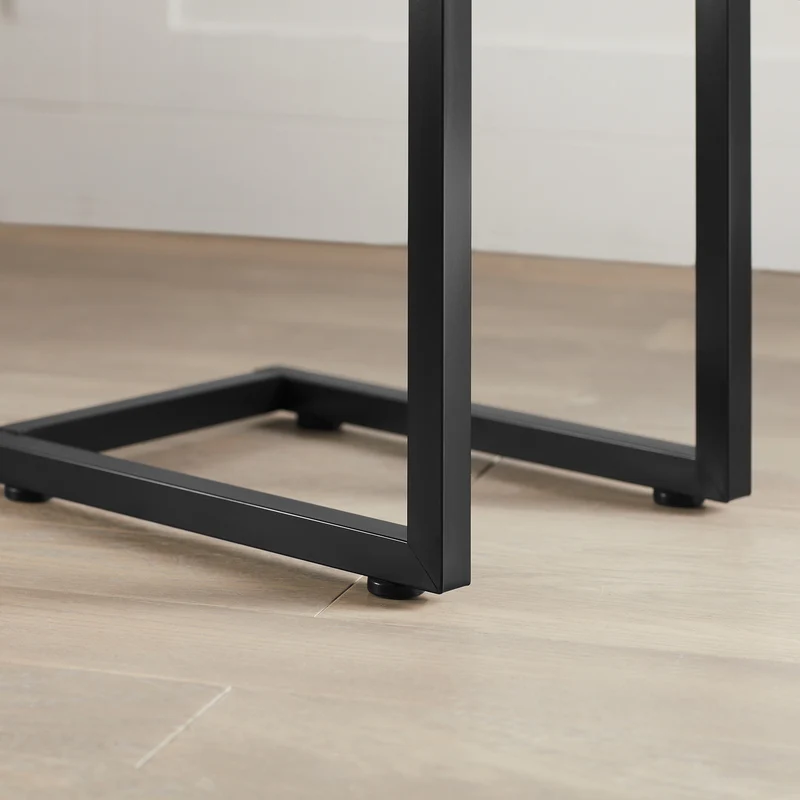 SoBuy FBT44-HG Table d'appoint Moderne - Table Basse Salon, Bout de Canapé à Café 40x30x60 cm Noir & Gris
