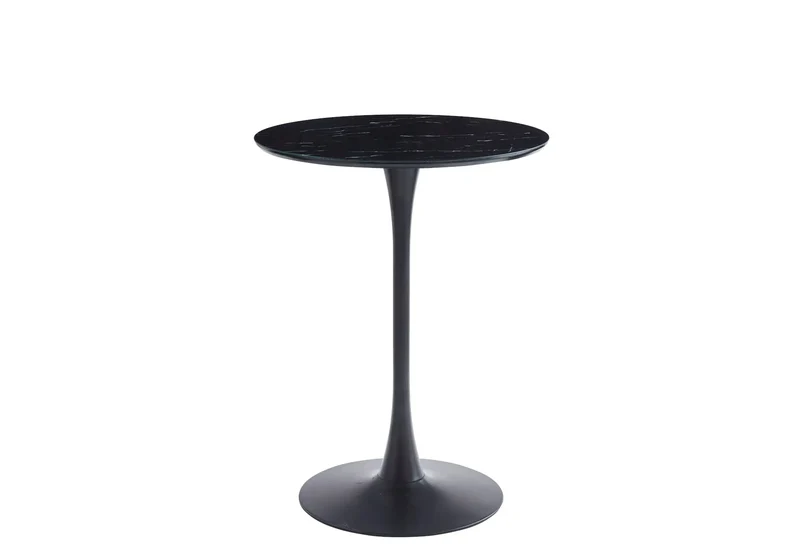 Ensemble table chaise bar dorée marbre blanc - Viola