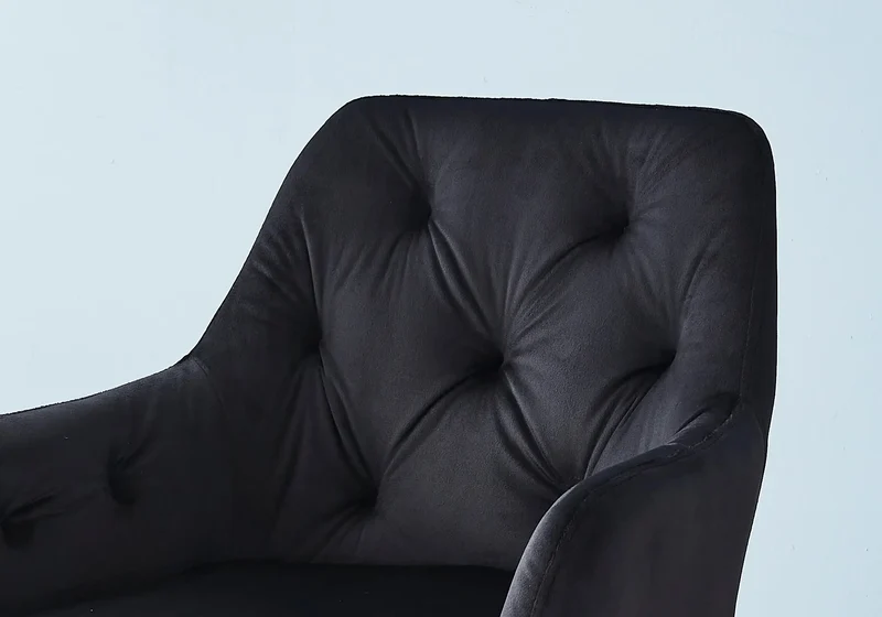 Ensemble table chaise dorée marbre noir - Versus