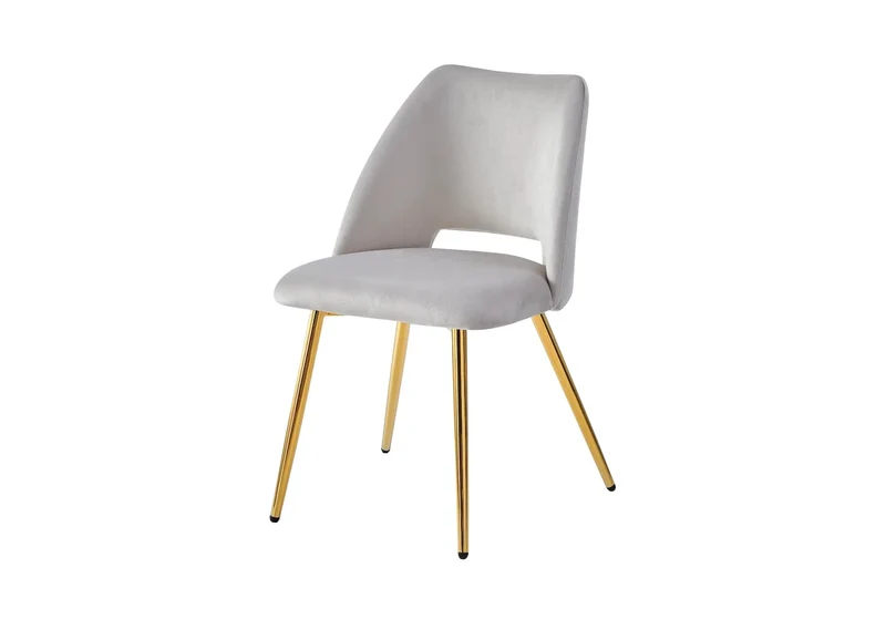 Ensemble table ovale travertin et 4 chaises - Inaya