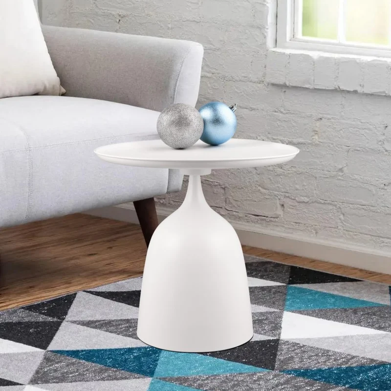 Table d'appoint ronde en métal - Ramona