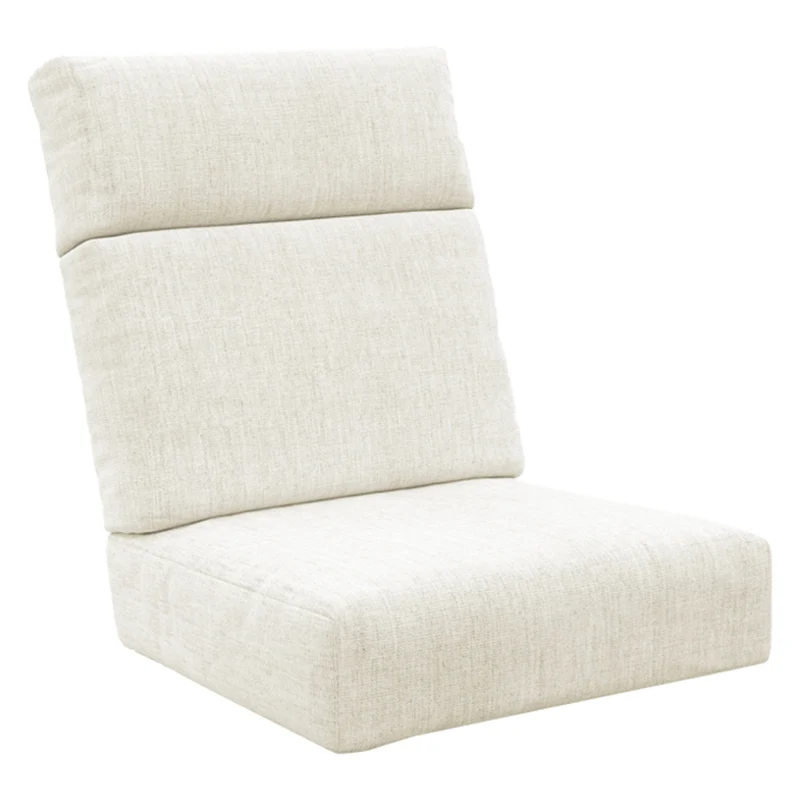Ensemble de coussins à dossier haut d'extérieur en tissu Sunbrella - Deep Seating DSH21