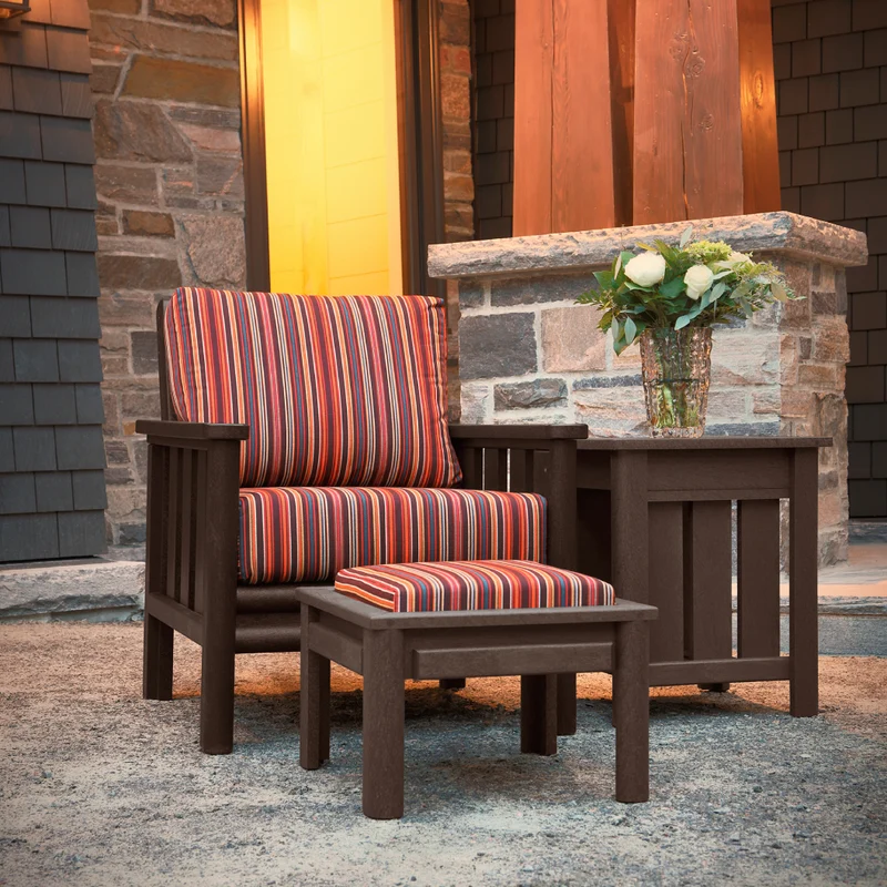 Fauteuil extérieur en plastique recyclé - Stratford DSF261