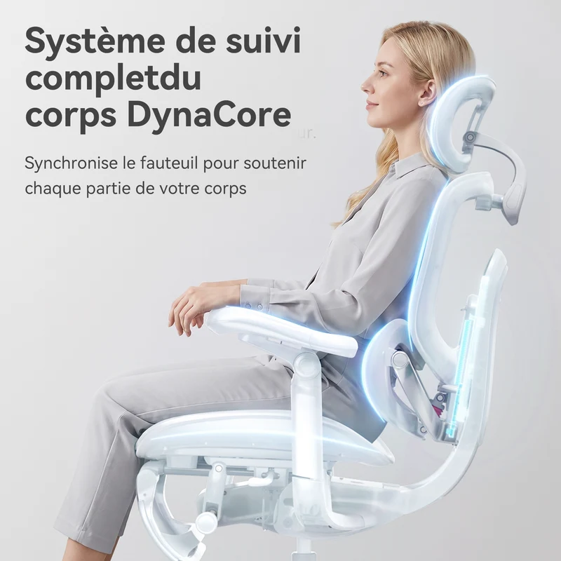 Doro C300 Ultra V2 – Chaise ergonomique à soutien intégral en apesanteur