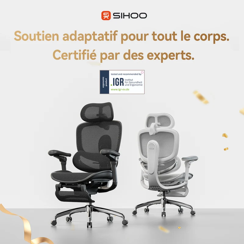 Doro C300 Pro V2 – Fauteuil ergonomique adaptatif full‑body