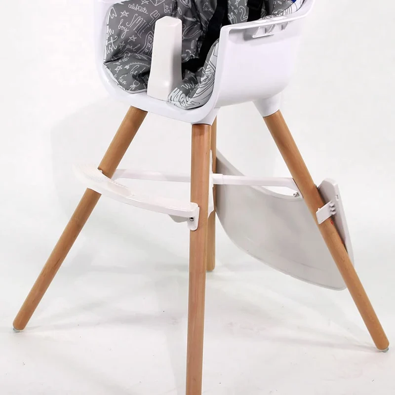 Chaise Haute Bébé évolutive 2 en 1 - Dès 6 mois jusqu'à 5 ans - Coussin réversible