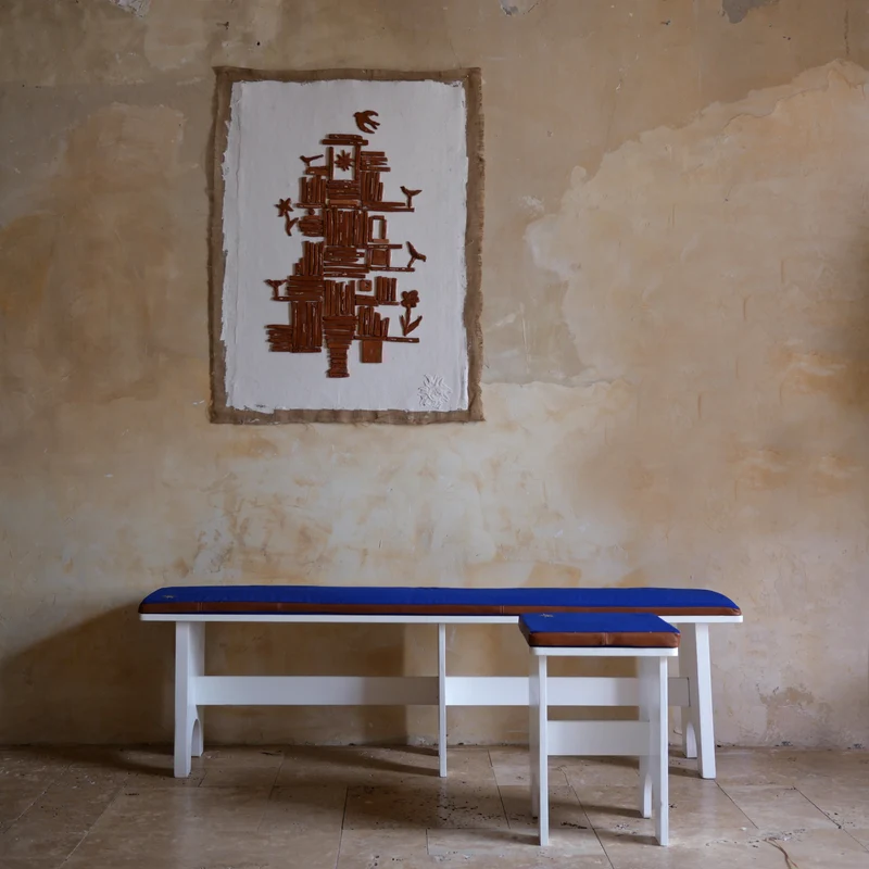 Tabouret en bois Chapel - Au Soleil