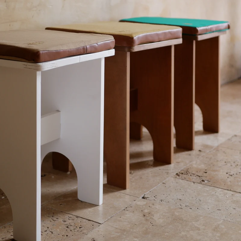 Tabouret en bois Chapel - Au Soleil