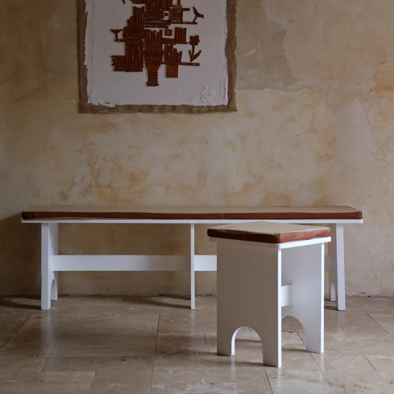 Tabouret en bois Chapel - Au Soleil