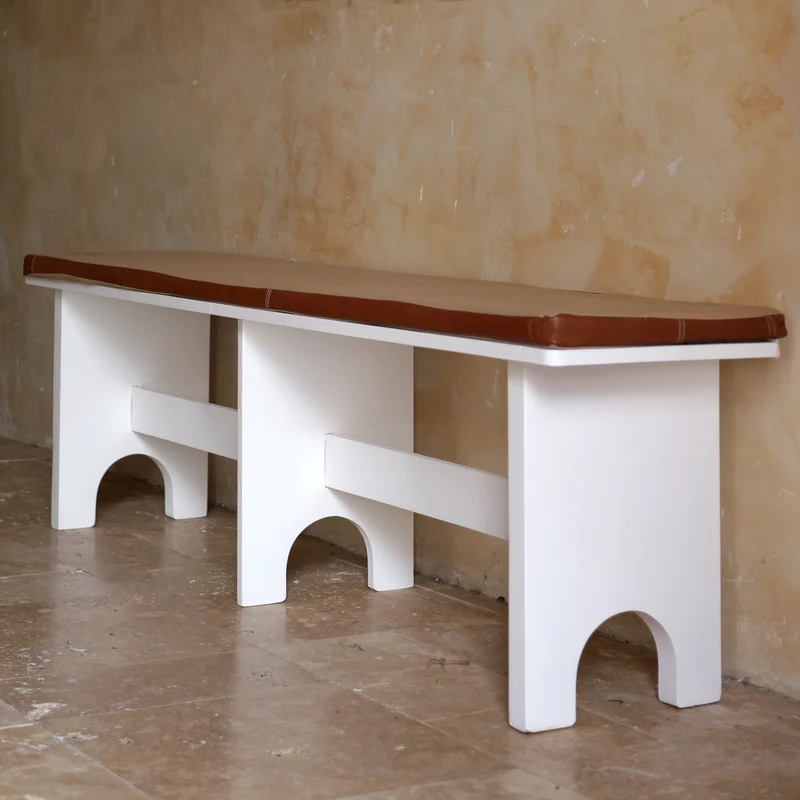 Banc en bois Chapel - Au soleil