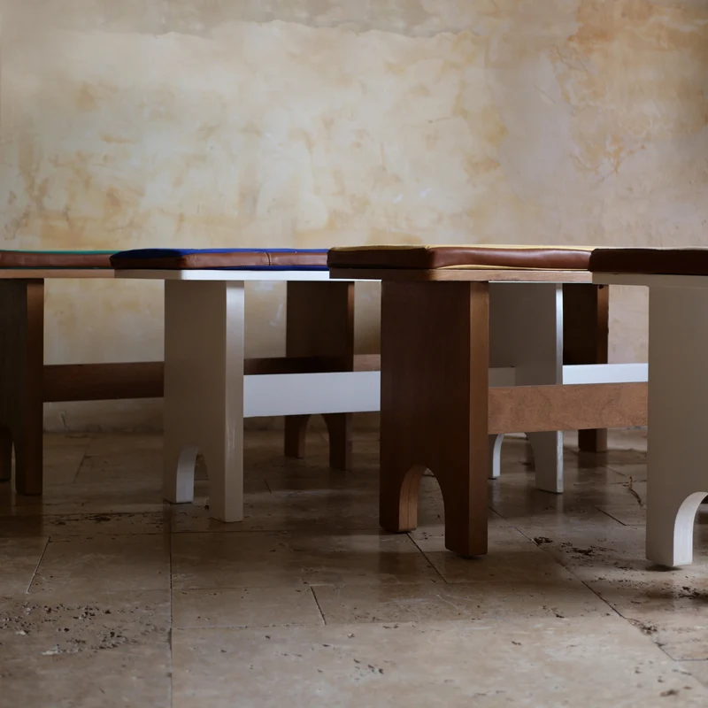 Banc en bois Chapel - Au soleil