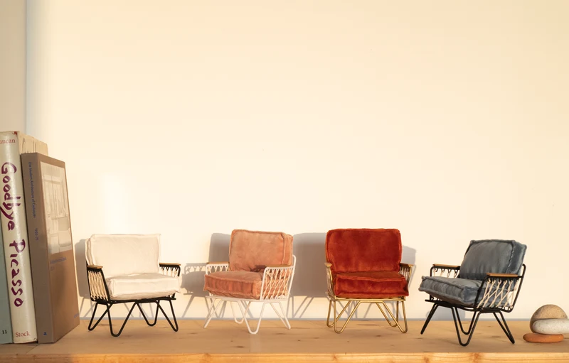 Fauteuil Croisette Miniature - HONORÉ 40 ANS
