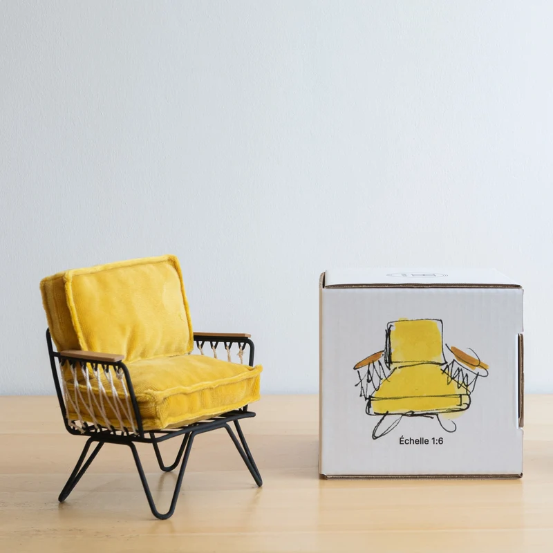 Fauteuil Croisette Miniature - HONORÉ 40 ANS