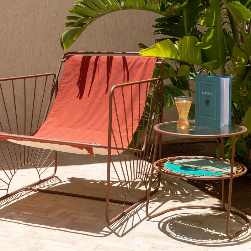 Desserte Palmer Outdoor Bicolore