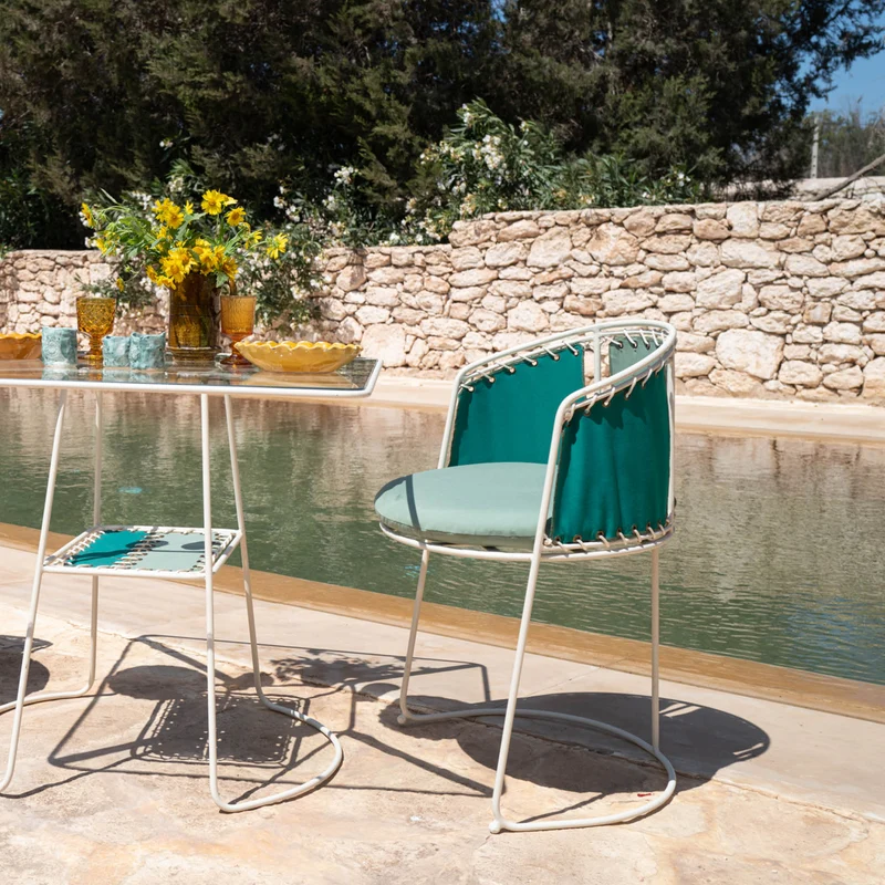 Chaise Palmer Outdoor Bicolore