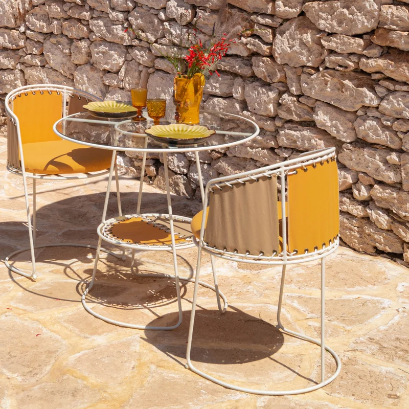 Chaise Palmer Outdoor Bicolore