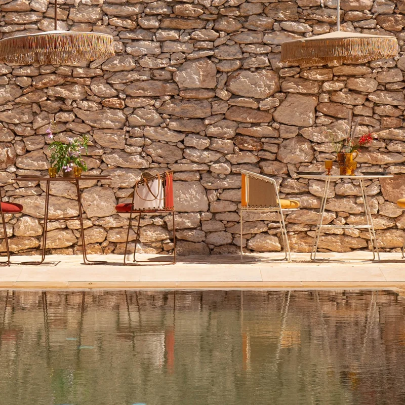 Chaise Palmer Outdoor Bicolore