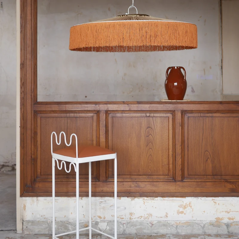 Tabouret de bar Dolores Velours