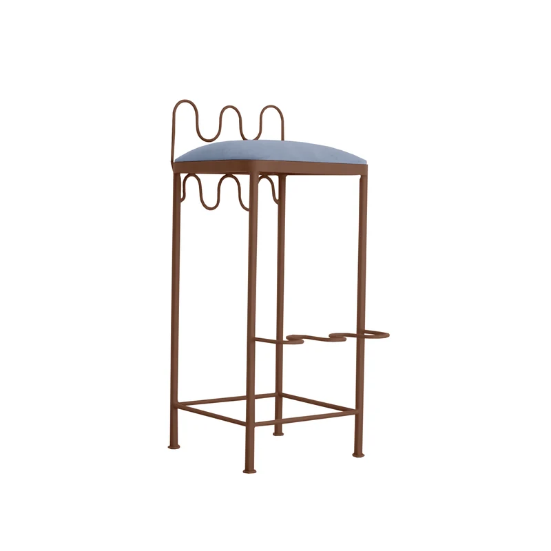 Tabouret de bar Dolores Velours