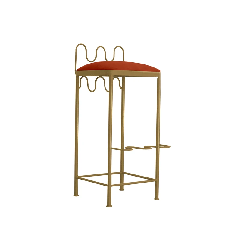 Tabouret de bar Dolores Velours