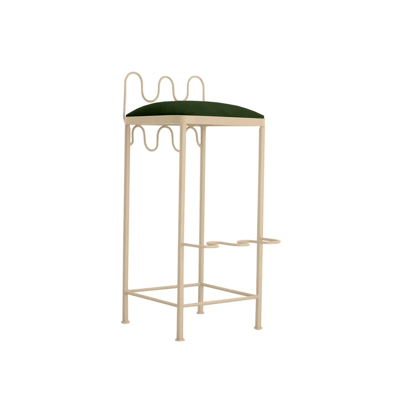 Tabouret de bar Dolores Velours