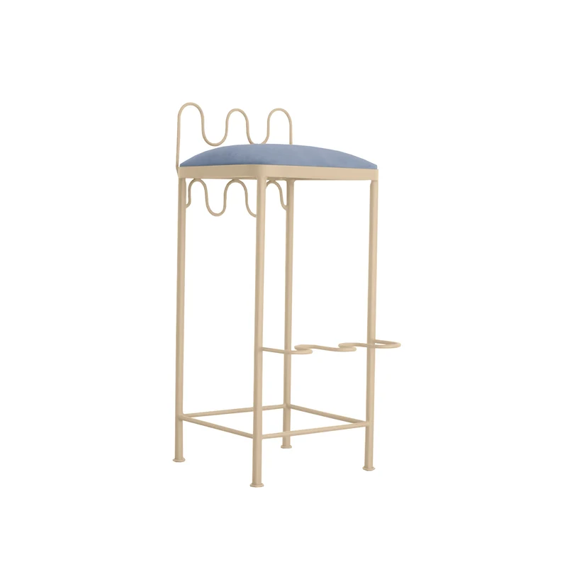 Tabouret de bar Dolores Velours