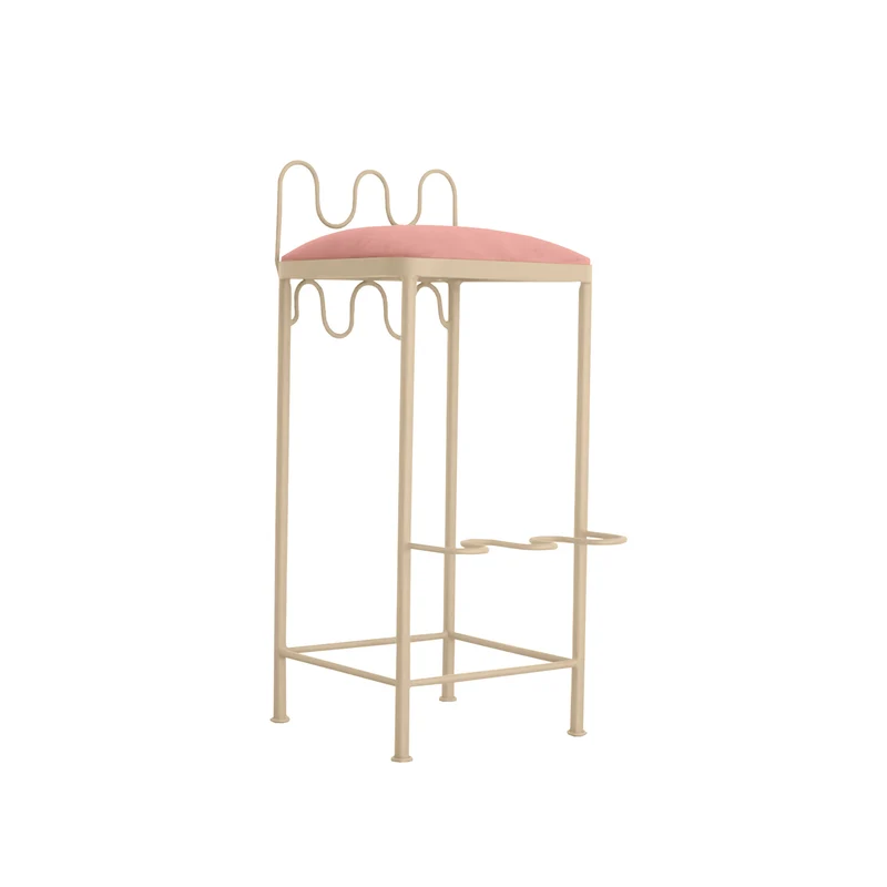 Tabouret de bar Dolores Velours