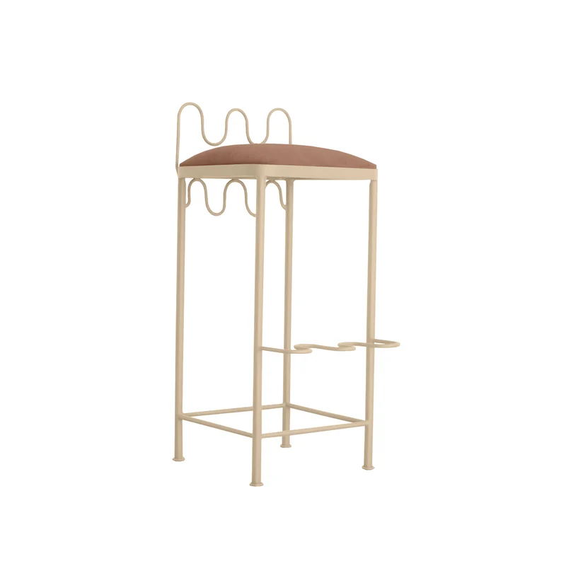 Tabouret de bar Dolores Velours