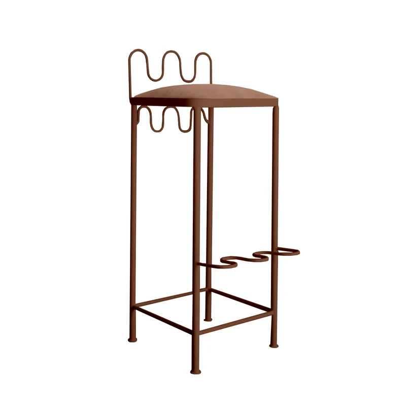 Tabouret de bar Dolores Velours