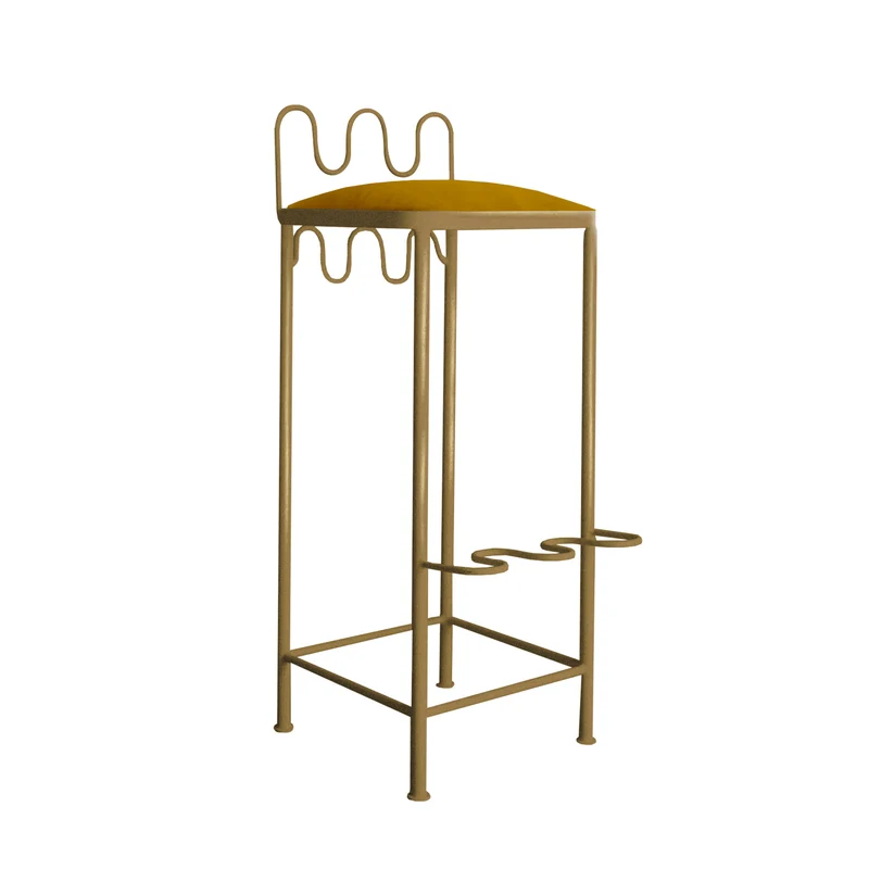 Tabouret de bar Dolores Velours