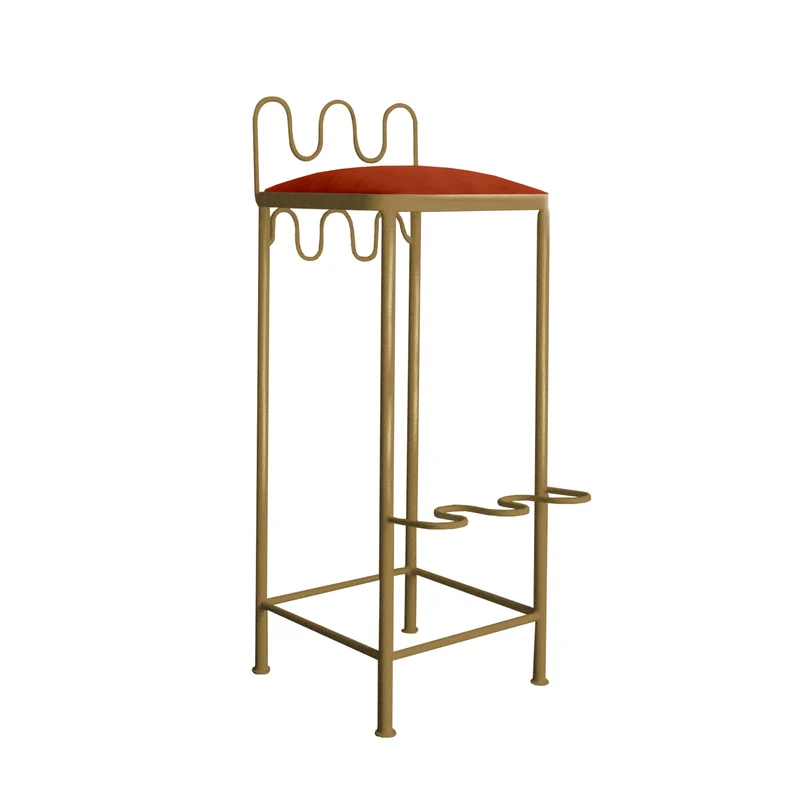Tabouret de bar Dolores Velours