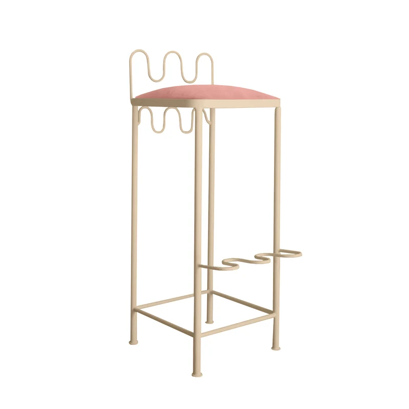 Tabouret de bar Dolores Velours