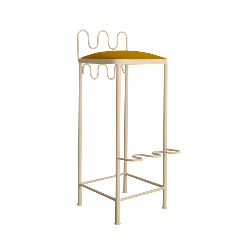 Tabouret de bar Dolores Velours