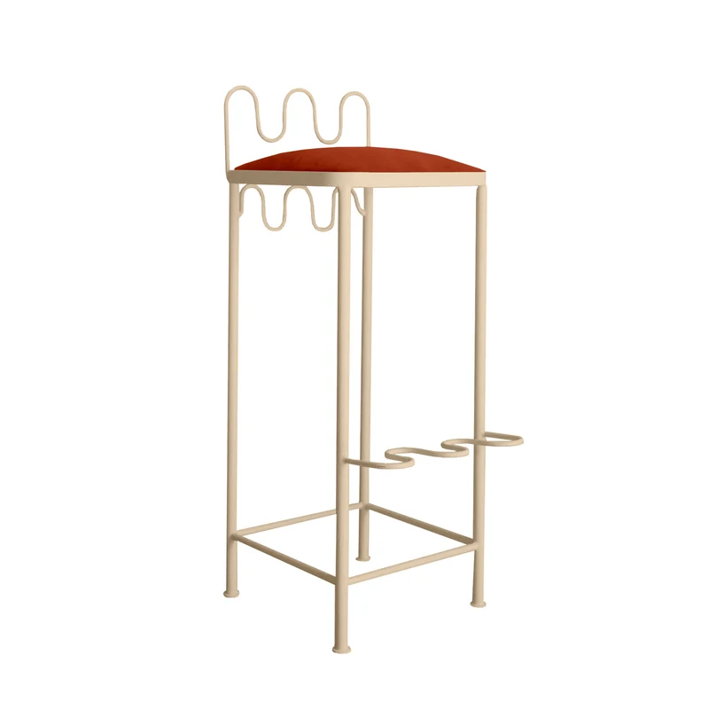 Tabouret de bar Dolores Velours