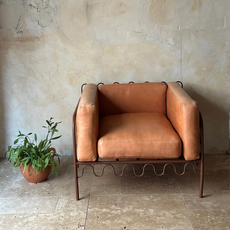 Fauteuil Dolores en Cuir