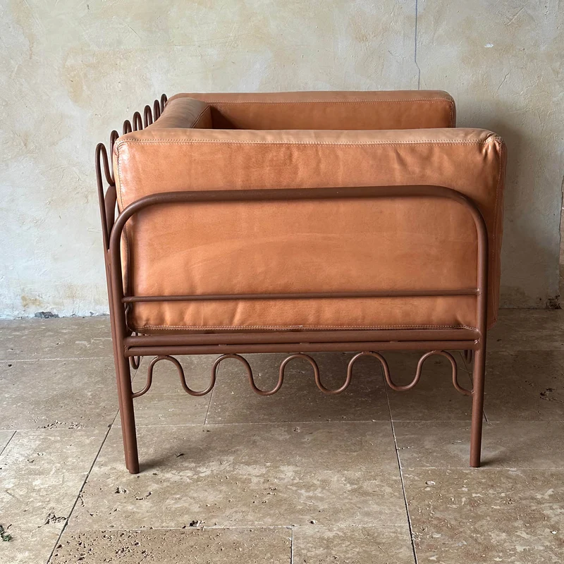 Fauteuil Dolores en Cuir