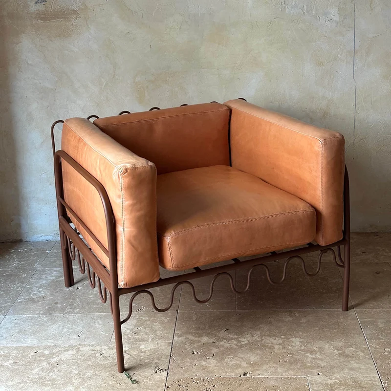 Fauteuil Dolores en Cuir